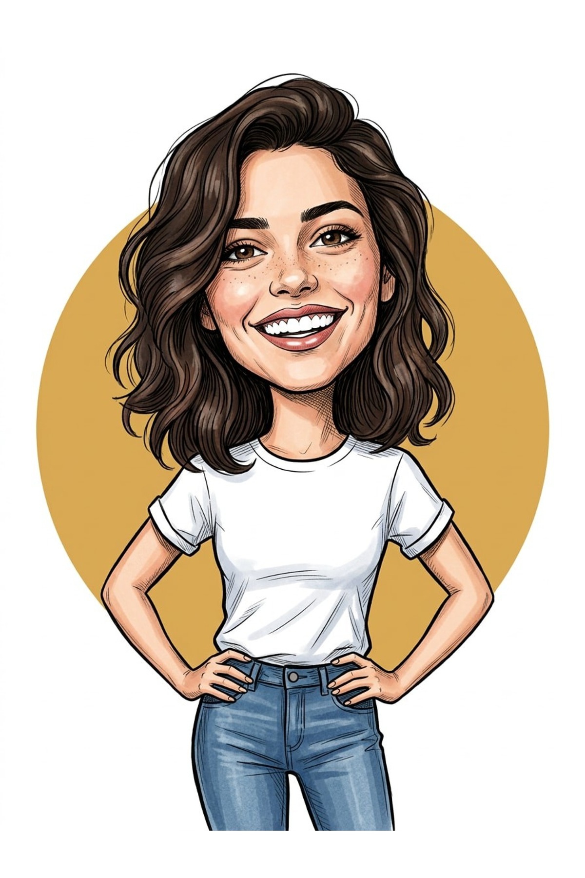 Beispiel für den smileonx wall Stil Karikatur